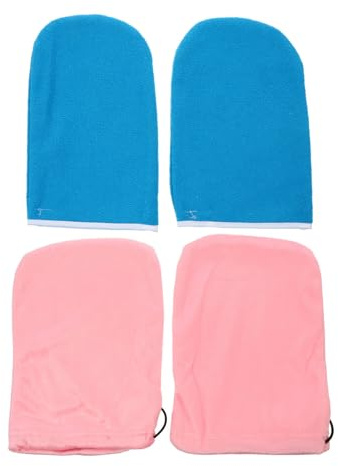 VINTORKY Guantes de Terapia de Parafina para Manos 2 Piezas, Calentadores de Cera para Spa, Funda Térmica Cómoda y Segura para Cuidado Hidratante y Alivio en Casa Estilo Varios estilos