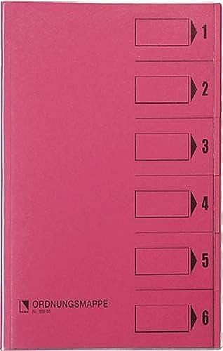 Bene 83600RS Ordnungsmappe mit Schutzumschlag, rosa