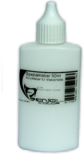 Senjo Color FX Spezialkleber T 50ml | Kosmetischer Hautkleber für Masken & Perücken | Alltag und Halloween