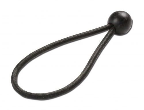 25 Expander-schlingen 180 mm schwarz mit Kugel