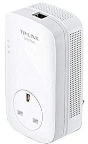 TP-LINK TL-PA8010P 1200 Mbps Gigabit Passthrough Powerline Adapter UK Plug – Single Pack (Renewed)