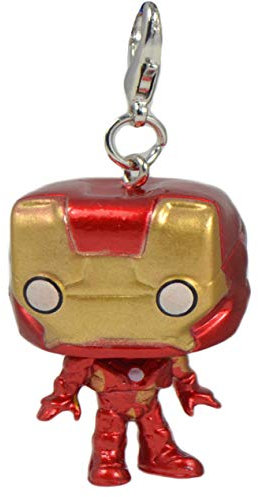Iron Man Marvel Avengers Infinity Superhero Merchandise collectors Character 3D Figure Keyring Keychain Bag Backpack Clip Charm Affordable Christmas Stocking Filler Birthday Novelty Gift Set Idea