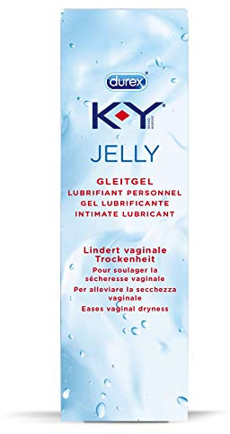 K-Y Jelly Gleitgel – Mildes Gleitmittel auf Wasserbasis, lindert vaginale Trockenheit – Leicht abwaschbar & parfümfrei – 50 ml