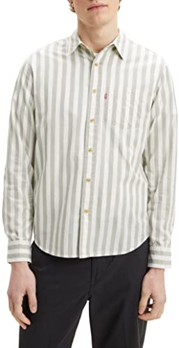 Levi's Herren Sunset 1-Pocket Standard Hemd,Sugar Swizzle,S