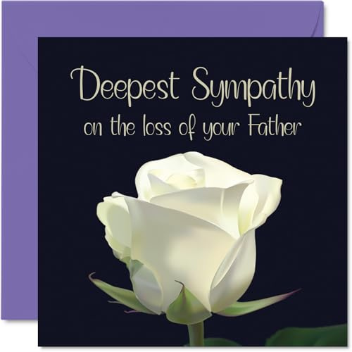 Stuff4 Trauerkarten Loss of Your Father | Deepest Sympathy On The