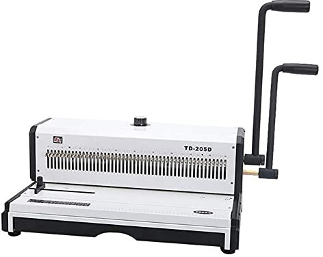 A3-Papierstanzer-Bindemaschine – manueller Spiral-Papierschneider, dekorative Lochstanzmaschine, 46 Löcher, ganz aus Stahl, geeignet für Schulen, Büros, Grafikhäuser