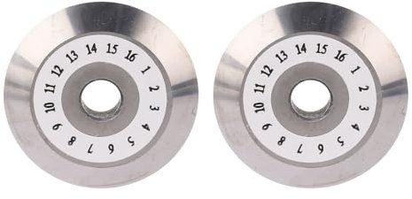 Faserspalterklinge, 2 Stück 20 Mm 16 Seiten Faserspalterklinge, Wolframcarbid-Schneidrad, Messerklingen