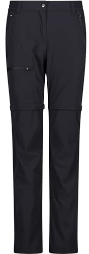 CMP Donna Zip off Pantaloni, Antracite, XS
