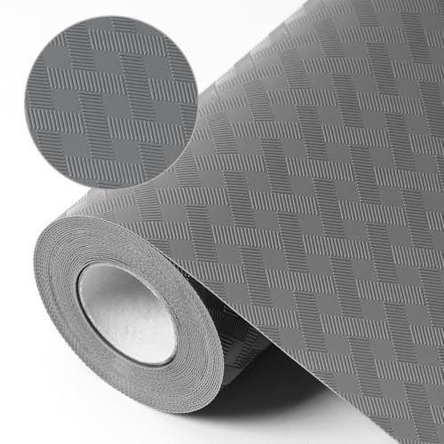 Solvant Schubladenmatte 30X300cm,Schubladenauskleidung Antirutschmatte Eva Material,Wasserdichtem Matte (Nicht Klebende),Schneidbar Platzsets für Regale Schubladen Hause (dunkelgrau)