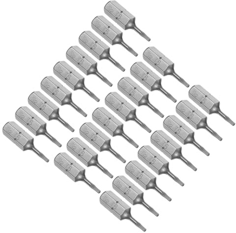 CoCud 25 Pièces Embouts de Tournevis Torx Embout de Tournevis Magnétique | Tige Hexagonale 1/4 de 25mm de Longueur T6, pour l'Entretien Automobile