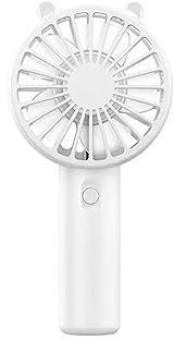 siduytin Ventilateur portatif Mini Ventilateurs USB Dispositif de Refroidissement de Bureau Petit Refroidisseur de Cils de Maquillage pour Femmes Filles Enfants Bureau de dortoir extérieur, Blanc