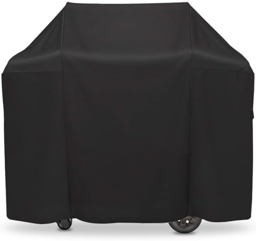 Delixike 7552 - Funda para parrilla de barbacoa de 154 cm, cubierta de barbacoa para Weber Genesis Silver/Gold / 2000-5500 parrillas de gas, cubierta de revestimiento de poliuretano resistente al agua