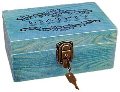 GSZCCZS Schmuckschatullen, große Schmucktruhe aus Holz mit Deckel, Aufbewahrungsbox für Schmuck, Schmuckschatulle für Frauen (Farbe: 2)