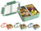 xxonyx Bento Lunch Box 1100ml for Adults and Kids Large Capacity with Two Stainless Steel Compartments Leakproof Lunchbox for Work and School Prepare Meal Container (green)