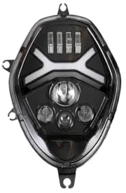 Motorrad Scheinwerfer LED Scheinwerfer Scheinwerfer mit Halo Für Suzuki Für V-STROM 650 Für V-STROM 1000 DL 1000 DL 650 DL1000 DL650 Schwarz Motorrad Scheinwerfer