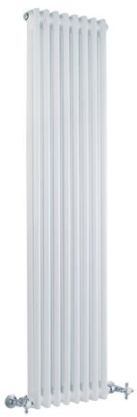 Hudson Reed Regent - Radiador en Estilo Hierro Fundido 1500mm x 380mm en Blanco