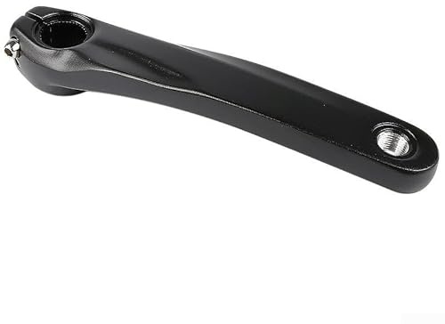 Brazo de manivela izquierdo para bielas Hollowtech II diseñado para bicicleta de montaña con compatibilidad de manivela (negro)