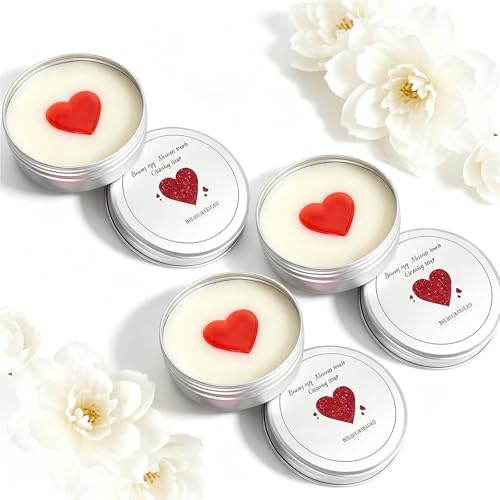 Jabón Limpiador de Brochas de Maquillaje con Alfombrilla de Silicona, Limpiador Sólido para Esponjas y Pinceles, Kit de Limpieza Profunda Portátil para Viajes y Belleza(Mix,3pcs)
