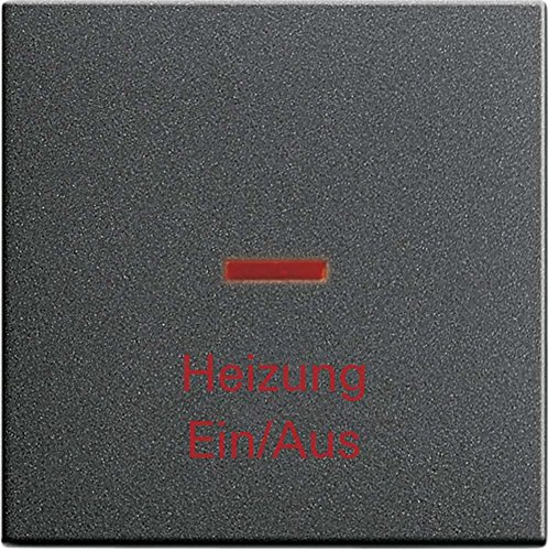 Gira 067828 Wippe Kontroll Heizung Notschalter System 55, anthrazit