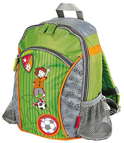 Sigikid 23769 Rucksack klein Killy Keeper Mädchen und Jungen Kinderrucksack empfohlen ab 2 Jahren grün/grau