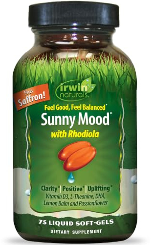 Irwin Naturals Sunny Mood - 75 Liquid Soft-Gels