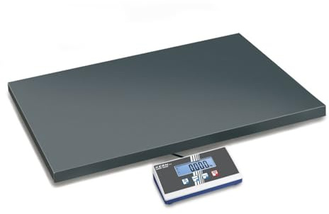 Allround-Plattformwaage [Kern EOE 300K100XL] mit Top Preis-Leistungs-Verhältnis, Wägebereich [Max]: 300 kg, Ablesbarkeit [d]: 100 g, Wägeplatte: BxTxH 945x505x65 mm (Metall lackiert)
