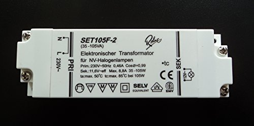 Rolux Self SET105F-2 (SET105F2) Halogen transformator 35–105 watt dimbar