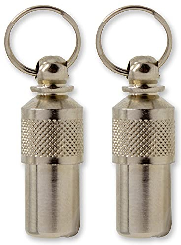 Aribari 2 x Adressanhänger für Hunde und Katzen, Halsbandanhänger, Namensschild auch für kleine Tiere geeignet, Anhänger zur Tierkennzeichnung, aus Metall und wasserdicht
