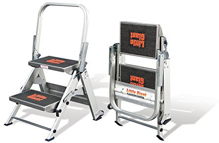 2 Tread Little Giant Folding Safety Step Ladder | Little Giant Aerospace Aluminium Safety Steps