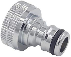SpiceFlow Geräteanschlussstück/Wasserhahnverbinder | Chrom/Messing | 3/4 Zoll Innengewinde | 1/2 Gardena kompatibel
