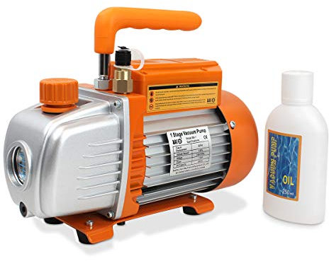 BACOENG 3CFM Einstufige Vakuumpumpe 85 L/Min Unterdruckpumpe