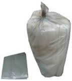 50 bolsas gigantes transparentes súper resistentes para basura, 120 x 140 cm, de polietileno, para basura y reciclaje, tamaño grande
