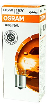 10x OSRAM GLÜHBIRNEN 12V 5W BA15s RÜCKLICHT KENNZEICHEN STANDLICHT