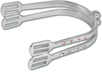 WALDHAUSEN Sporen-Set Crystal mit Riemen