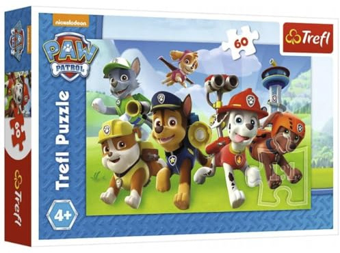 Trefl, Puzzle, Die Mission Ruft, PAW Patrol, 60 Teile, für Kinder ab 4 Jahren