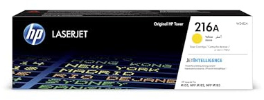 HP 216A W2412A, Cartuccia Toner Originale HP da 850 Pagine, Compatibile con le Stampanti HP LaserJet Pro M155, MFP M188, MFP M183, Giallo