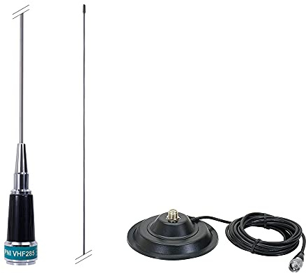 PNI VHF285 Antenne für 134-174MHz Taxi und PNI 145 / PL Magnetfuß