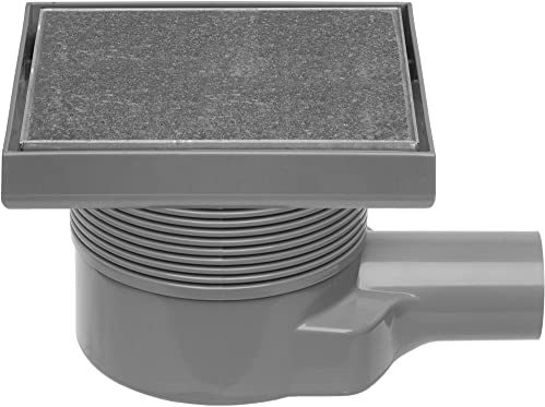 Easy Drain Aqua Quattro Bodenablauf ABS 15 x 15 cm horizontal Fliese/RVS