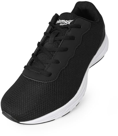 Knixmax Outdoor Wide Toe Box Trainers for Men Women Lightweight Walking Shoes with Breathable Mesh Comfortable Wide Fit Sneakers for Gym,Light Running and Everyday Wear