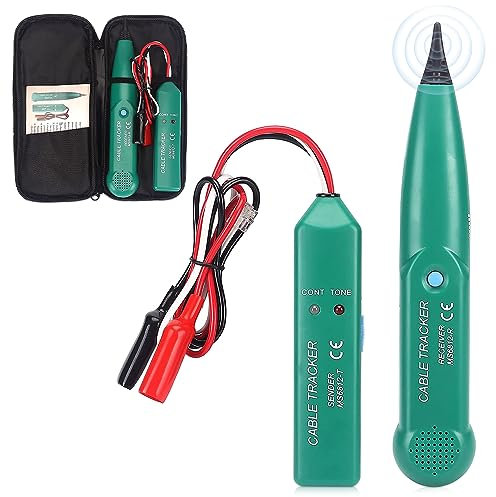 mizikuu Cable Tracker, Kabelbruch Suchgerät Mähroboter Multifunctional Cable Checker Leitungssucher Telefonleitungstest Kabelfinder Kabeltester Leitungssucher Netzwerkkabel-Tester Leitungsfinder