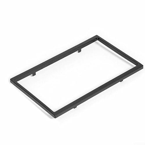 Panneau d'autoradio stéréo de voiture, cadre en plastique ABS noir, cadre 2DIN pour grand écran 7 audio de voiture