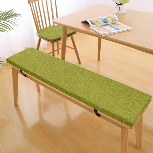 3CM Dicke Sitzauflage Sitzkissen Bank, Bankauflage Bankkissen, Waschbare Stuhlkissen Bankpolster, Gartenbank Auflage Outdoor, Sitzkissen Groß für Stuhl Boden Bürostuhl,Grasgrün, 40x40x3cm