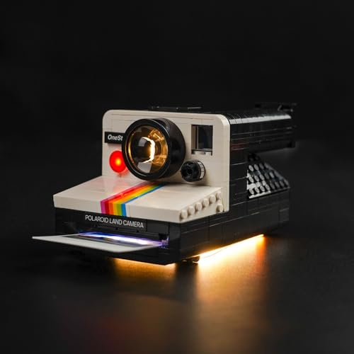 Kit d'éclairage LED pour lego Polaroid OneStep SX-70 21345, kit d'éclairage décoratif pour la caméra jouet créatif