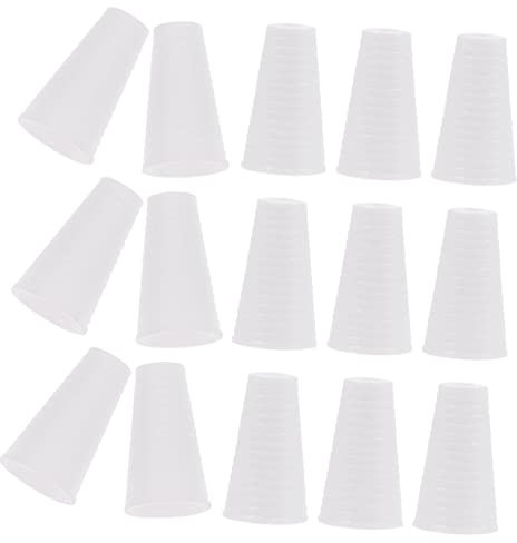 CORHAD Jalousie-schnurzüge 15 Stück Weißer Kunststoff Dekorative Jalousie-schnurquasten