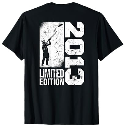 Tontauben Jahrgang 2013 geboren Geburtstag Tontaubenschießen T-Shirt