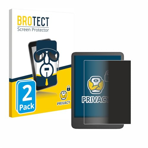 brotect Protection Anti-Espion pour Amazon Kindle 2024 | 2 Pièces Anti-Spy Protection d'écran Made in Germany Privacy Film Écran de Confidentialité Clair
