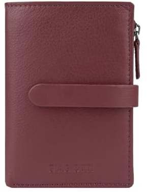 Laura Biagiotti Kartenetui, Schlanke Geldbörse für Herren und Damen, aus Echtem Leder mit Geschenkbox