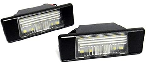 Vuzmode 2x LED Luce Targa Bianco Canbus, for Juke F15 Navara D23 Note, for X-TRAIL, T31 Q50, for Qashqai, J10 J11 Illuminazione targa posteriore auto