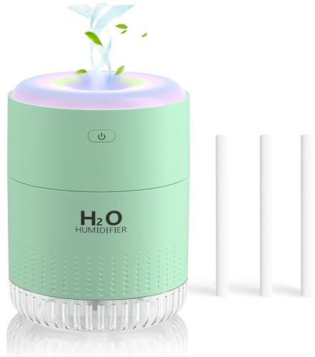 SZO Umidificatore per Cameretta con Luce Led, Autospegnimento e Due Nebulizzazioni