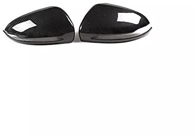 Spiegelkappen,Auto Rückspiegel Abdeckung Auto Rückspiegelkappe Abdeckung Trim fit gebrauch für Mercedes Benz C W205 E W213 GLC- Klasse X253 S. Klasse W222 ABS. Auto Zubehör(For Carbon Fiber)